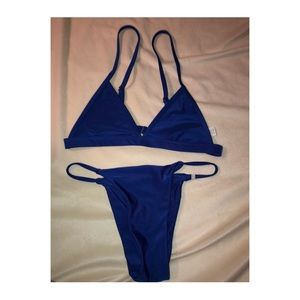 Blue bathing suit from ROMWE